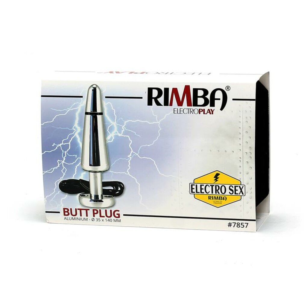 Rimba Elek-tro Play butt plug, bi-polair (140 mm)
