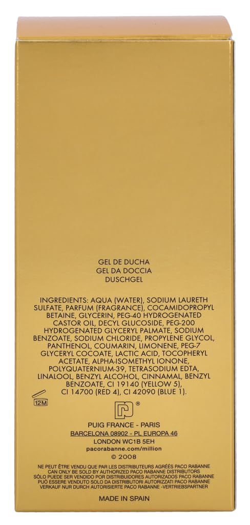Paco Rabanne 1 Million Gel doccia 150 ml