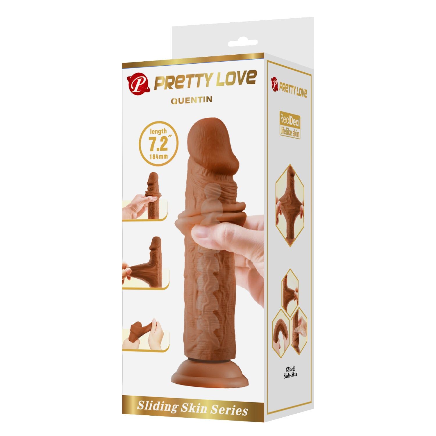 Dildo Realistico Quentin 18,4 cm