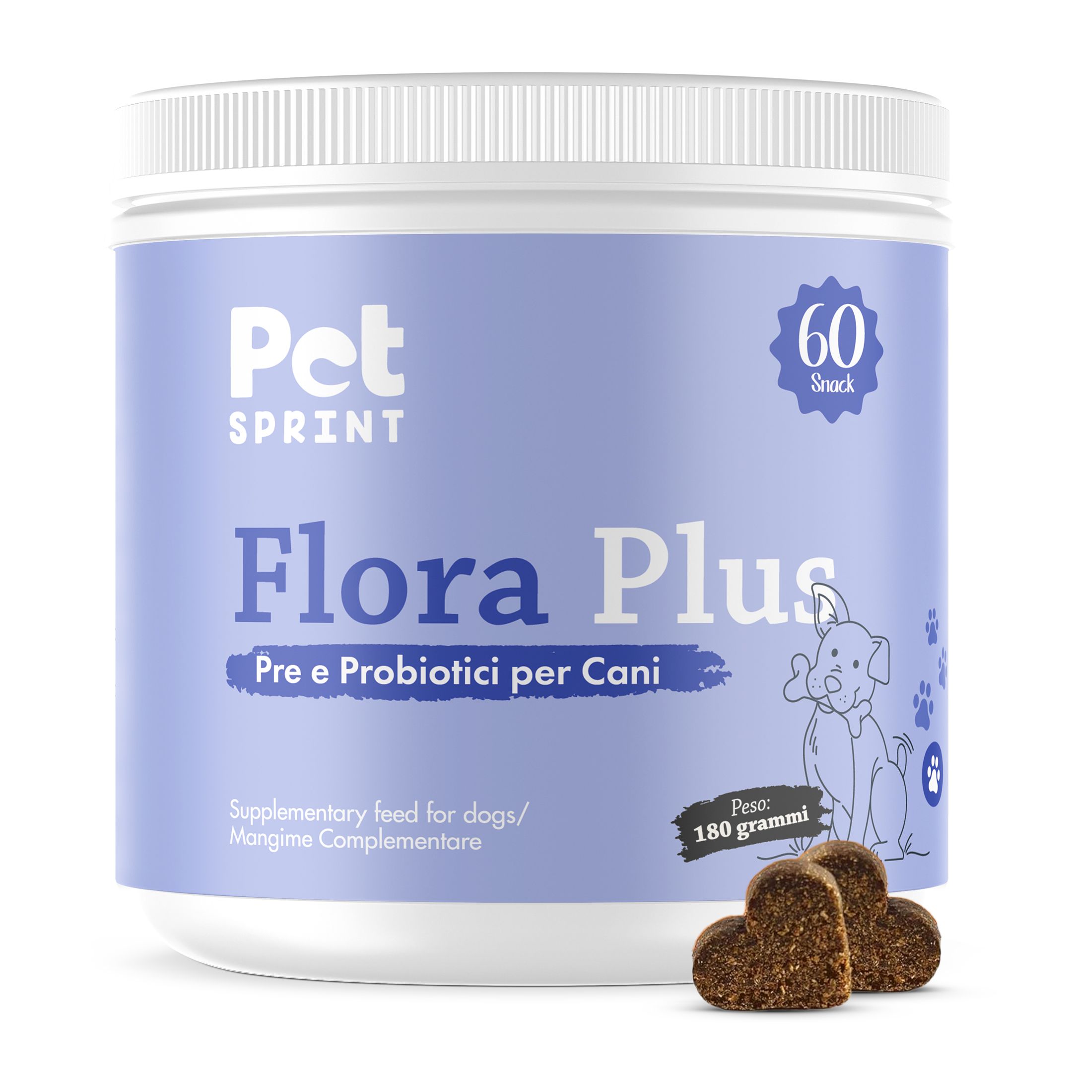 Flora Plus – Probiotici per Cani Naturali - Pet Sprint