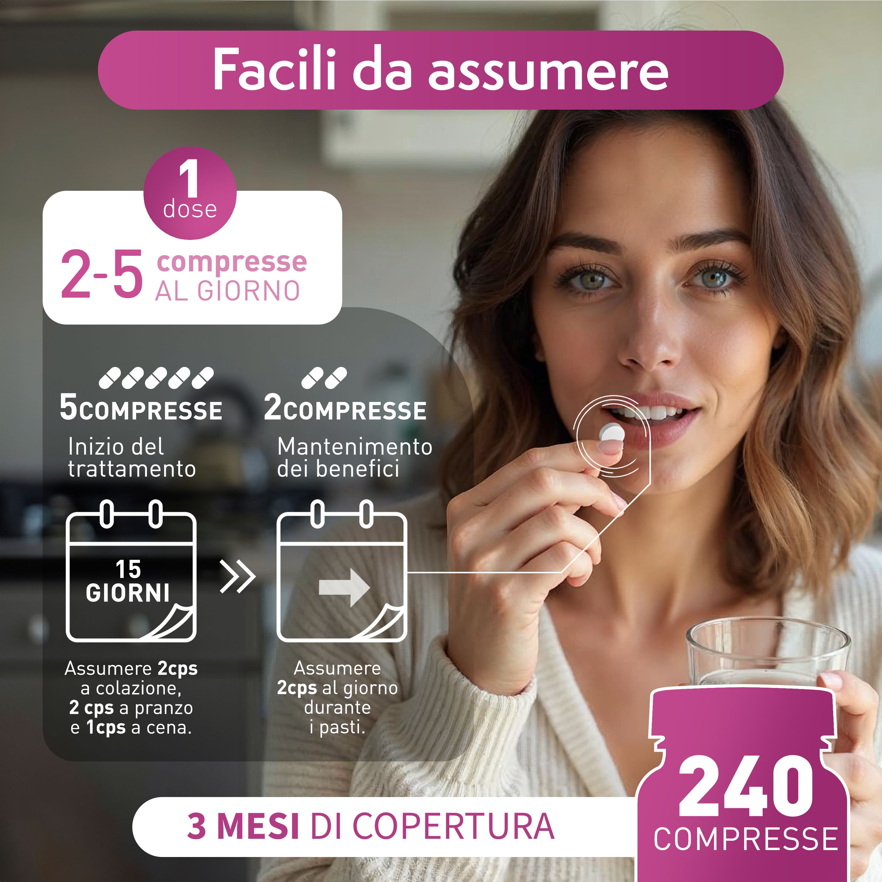 VitaminPure® Collagene e Acido Ialuronico Alto Dosaggio