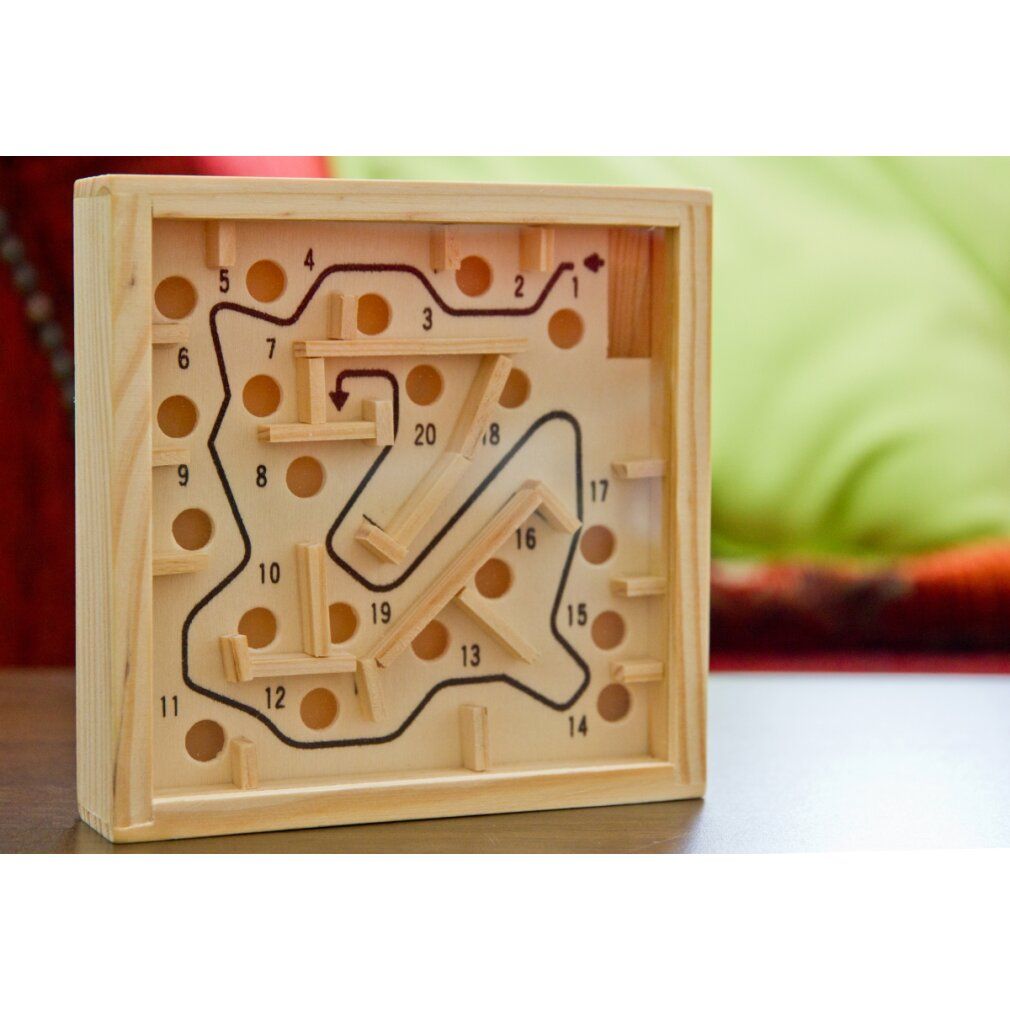 Labirinto in legno ng 12x12cm