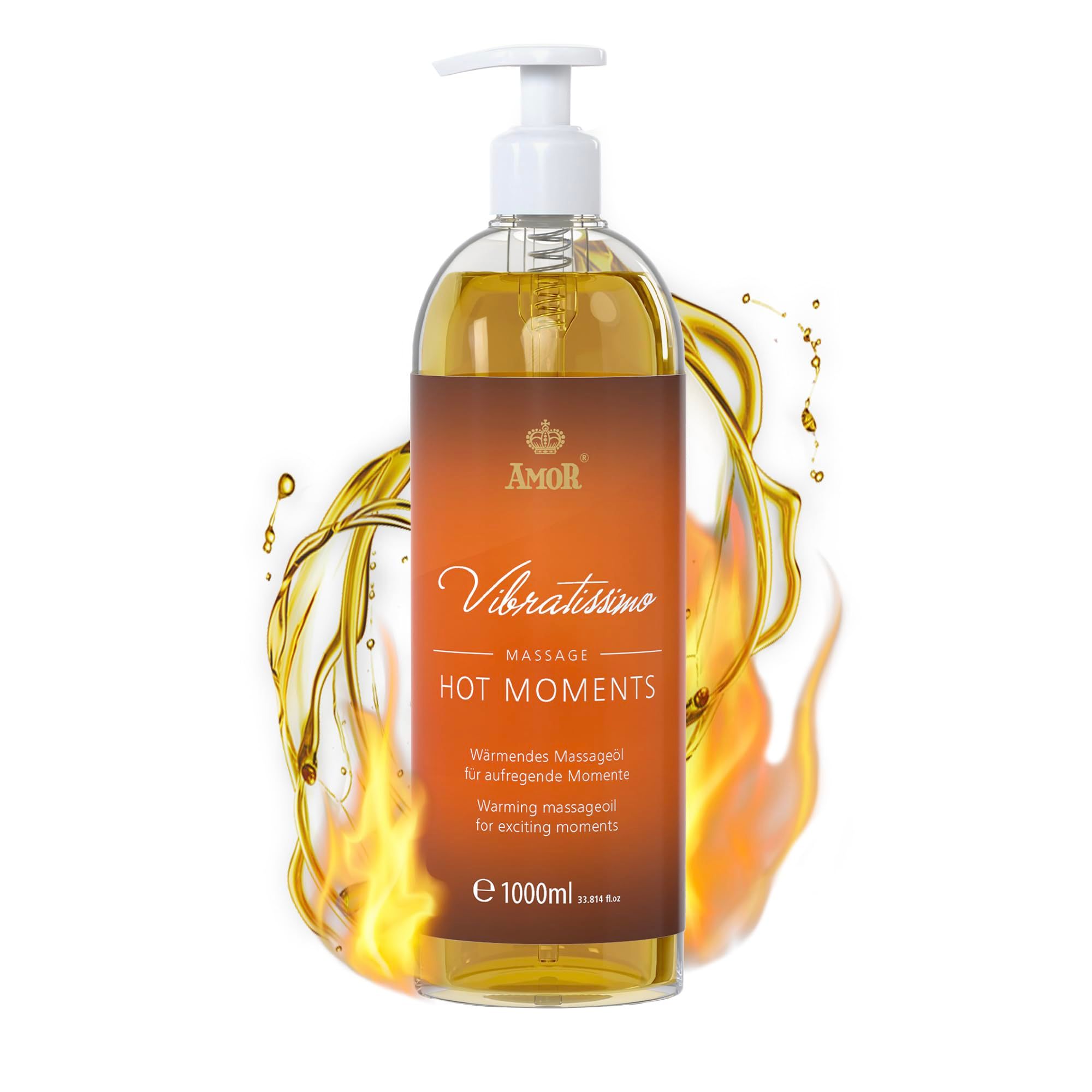 Vibratissimo Olio da Massaggio Hot Moments