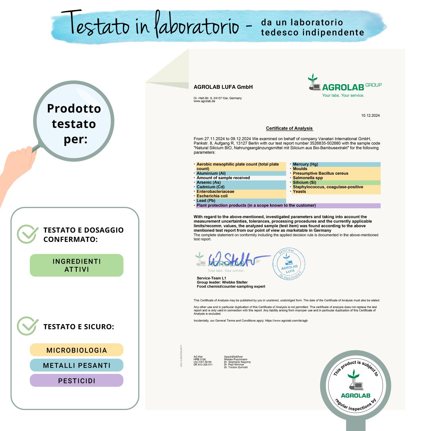 VEGAVERO Silicio Naturale BIO
