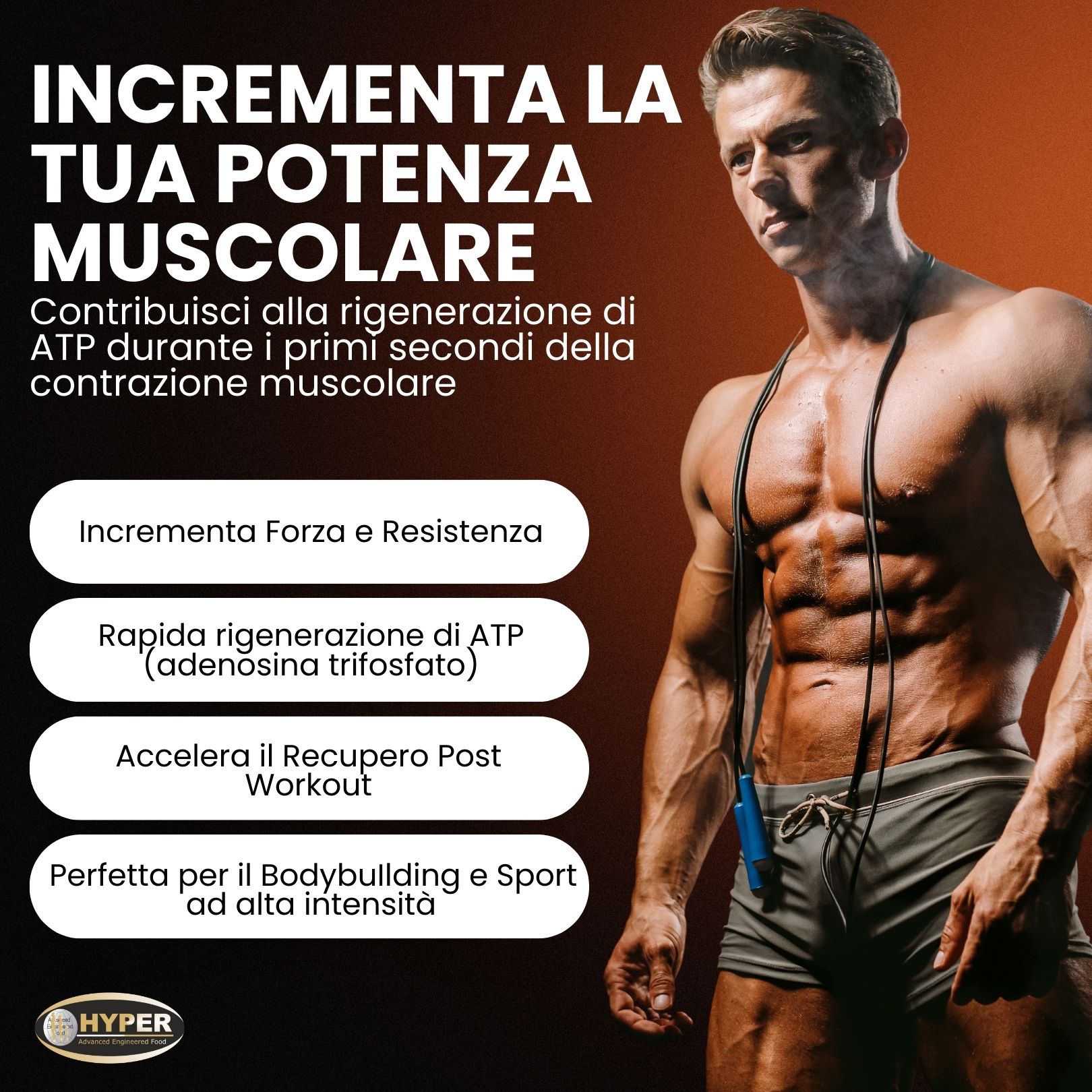 HYPER Four Creatine  Creatina in Compresse  Creatina Monoidrata, Creatina Malato, Creatina Taurinato