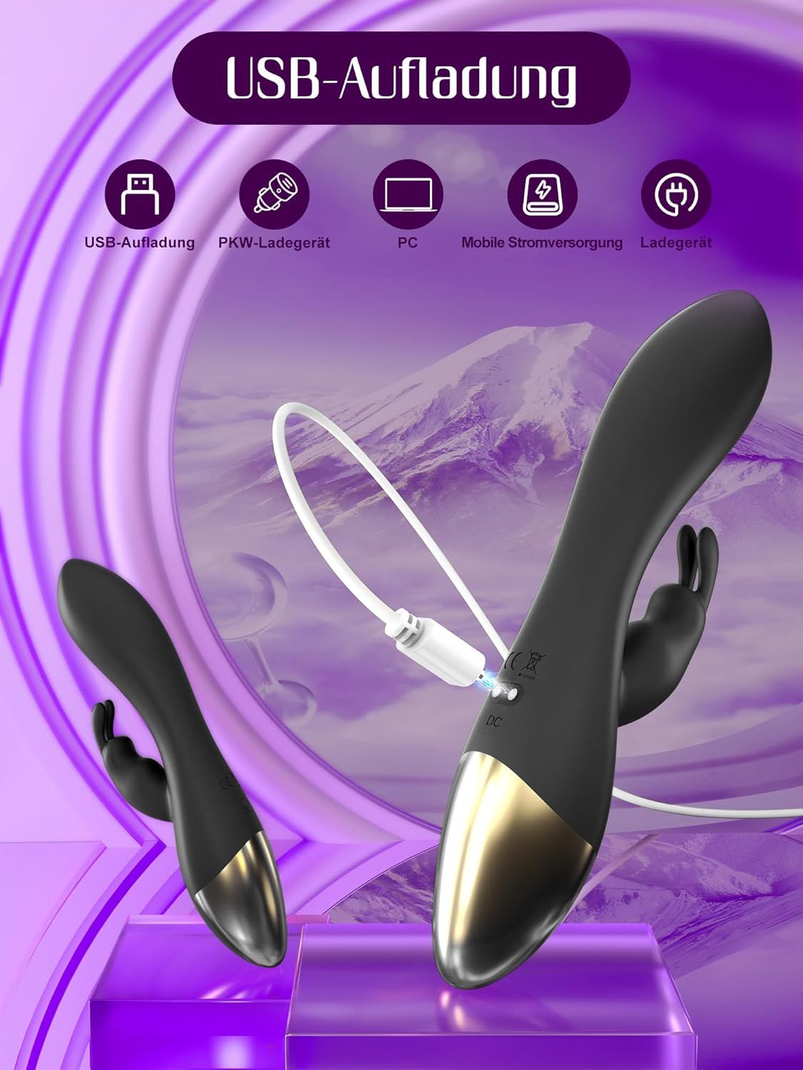 HIVEFUN Vibratore punto G nero