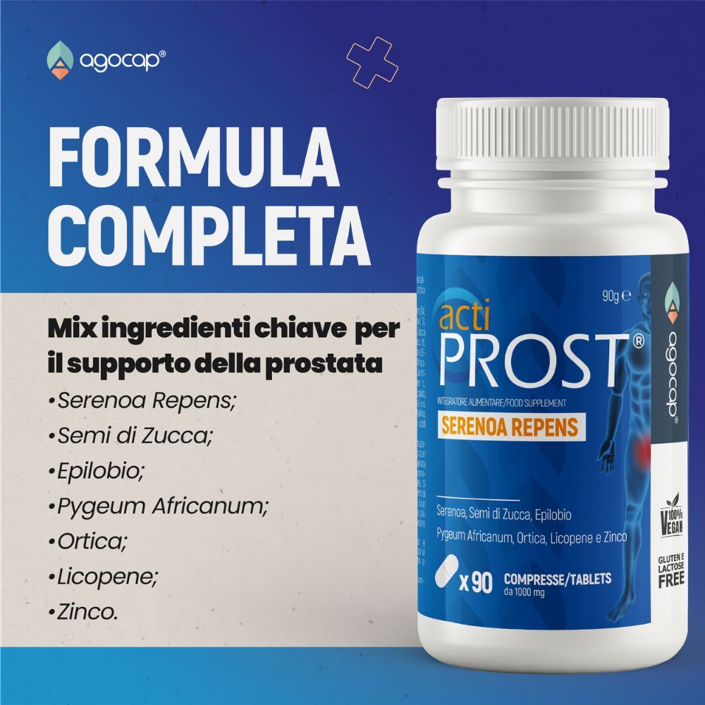 Actiprost Integratore alimentare per la prostata con serenoa repens ed epilobio