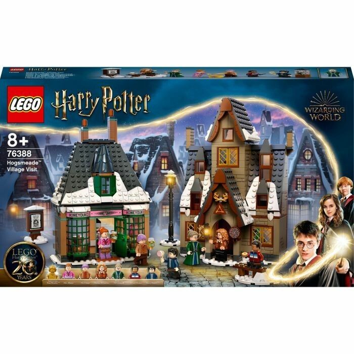 LEGO Harry Potter 76388 Visita al Villaggio Di Hogsmeade, 2 Case Giocattolo e 6 Minifigure, Giochi