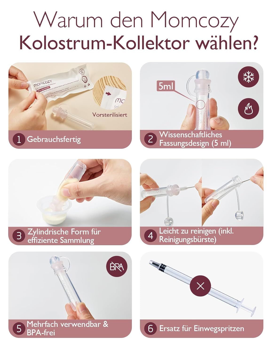 Raccoglitore di colostro Momcozy Colostrum Collector