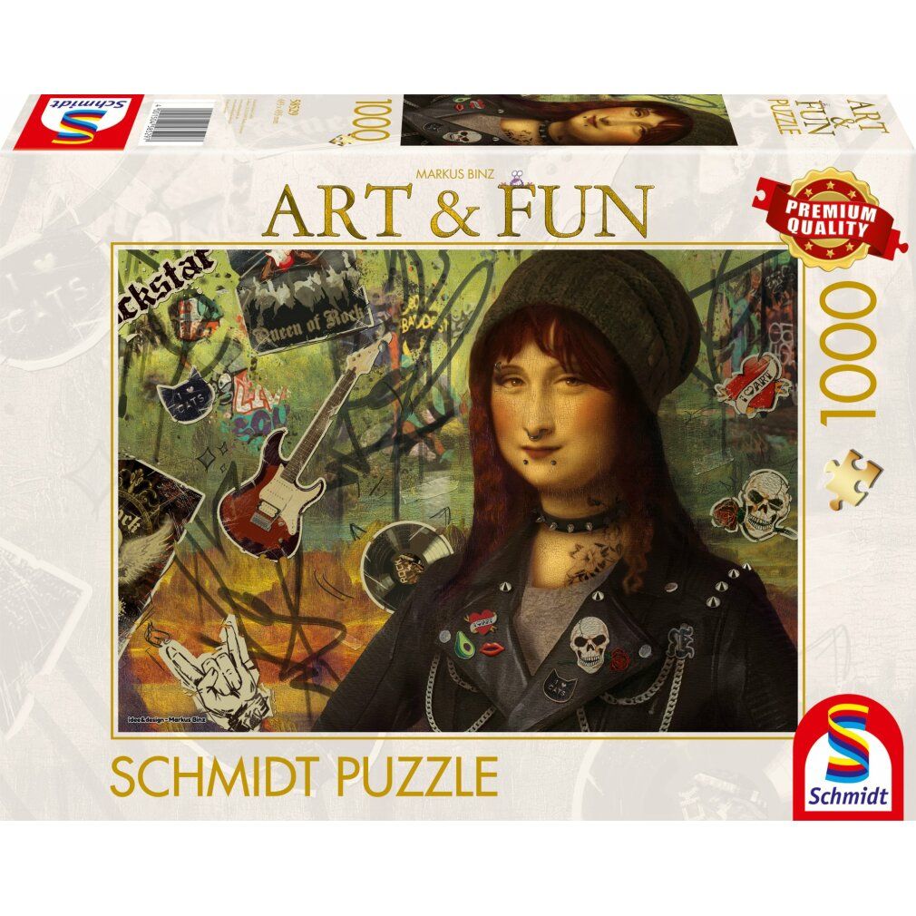 Puzzle schmidt Art&Fun: Monna Lisa 2024, 1000 pezzi