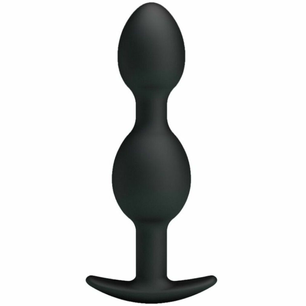 Pretty love bottom - palline anali in silicone 12,5 cm - nero