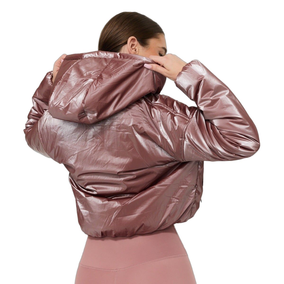 GymBeam Giacca donna oversize con zip e cappuccio Prime Haze
