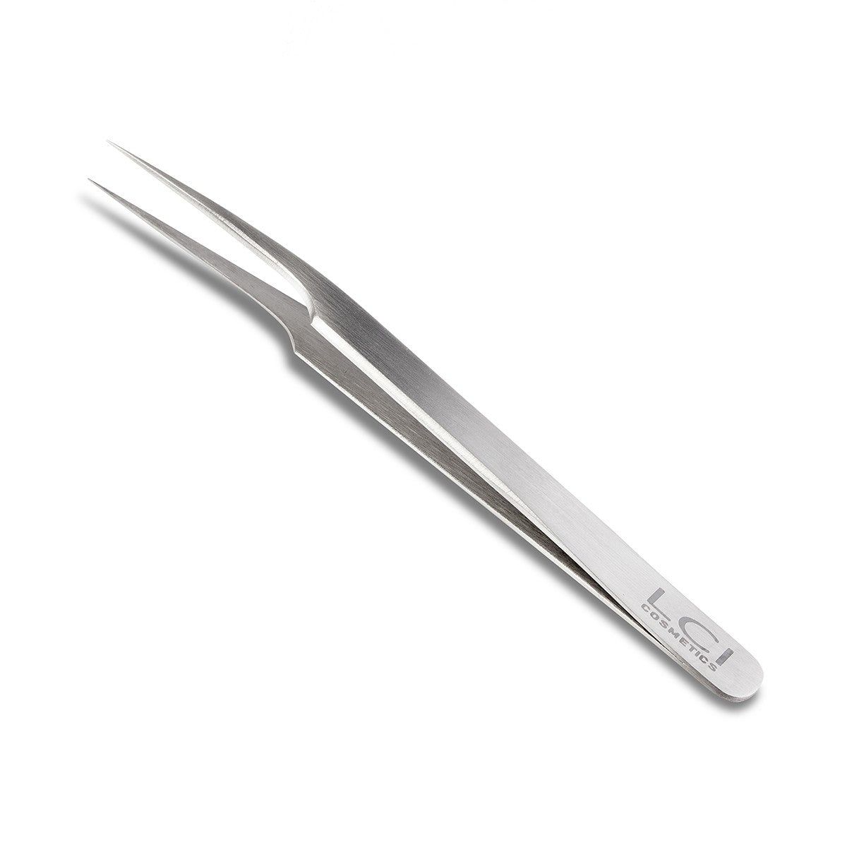 LCI Cosmetics - Pinzetta in acciaio di precisione curva