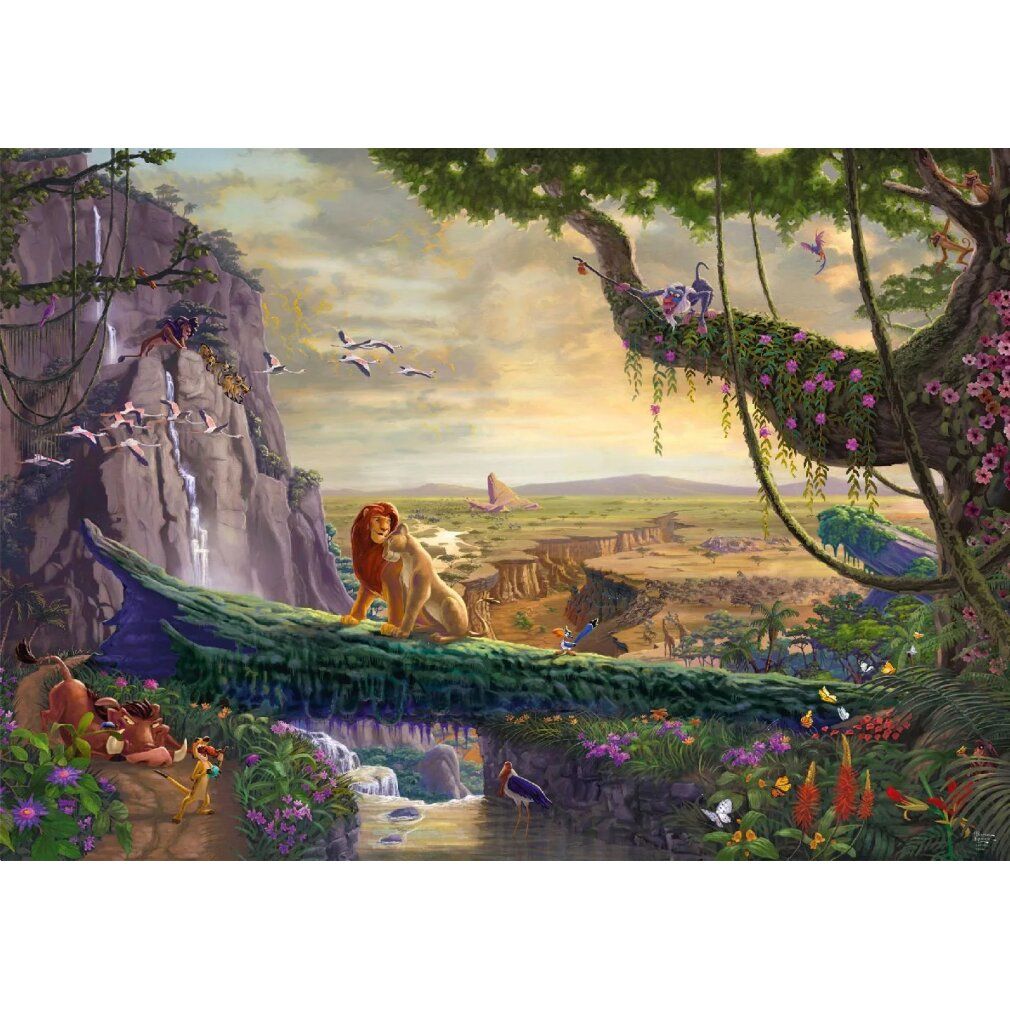 Disney - Il re leone, ritorno alla rocca dell'orgoglio, 6000 pezzi - puzzle
