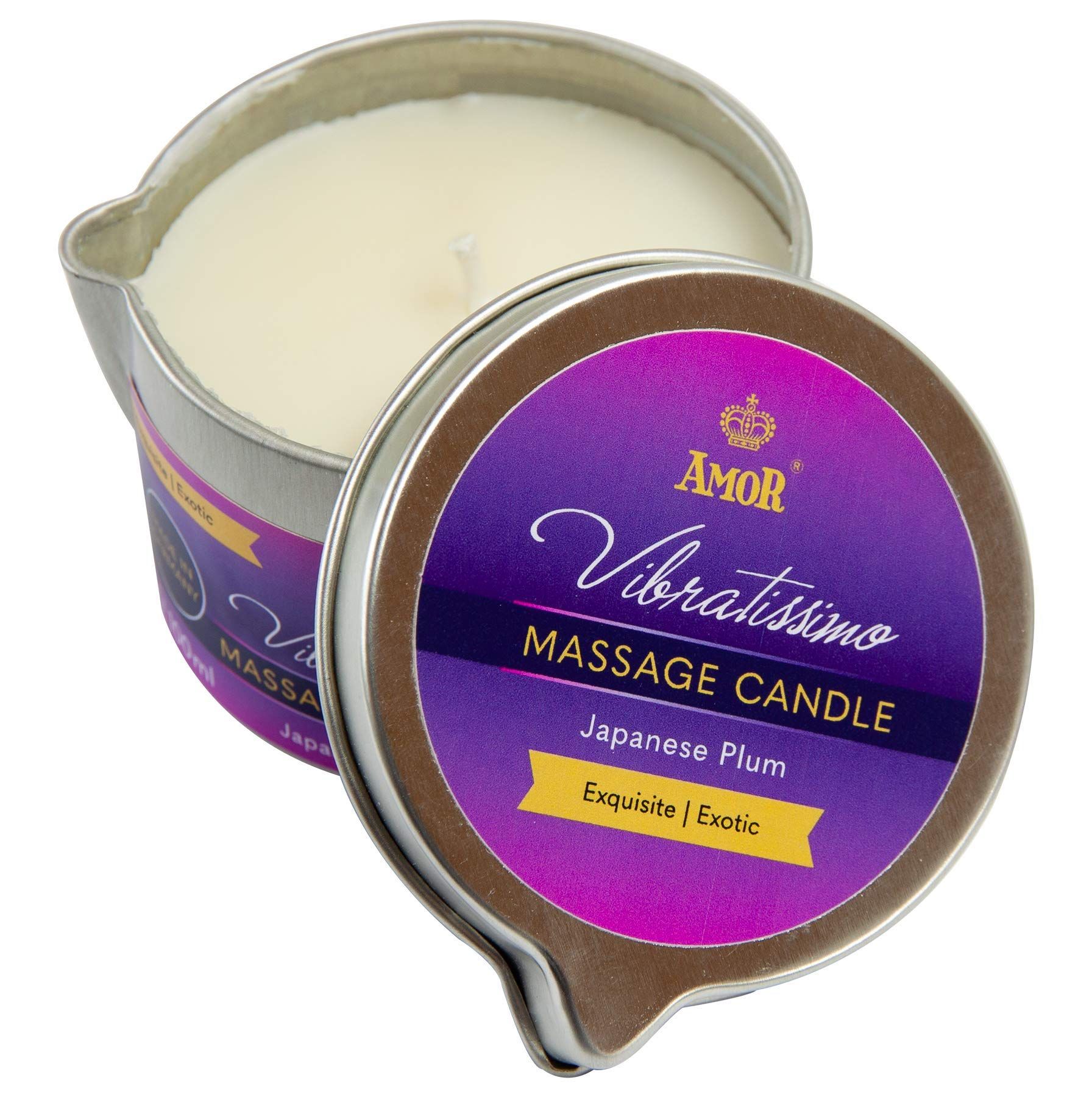 Vibratissimo Candela da Massaggio Japanese Plum