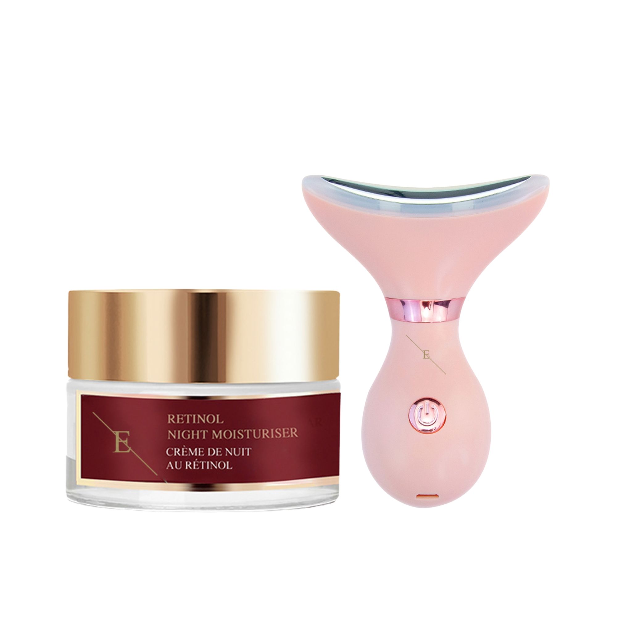 ErthSkin London LED Collo Mandibola Rosa Duo Retinolo