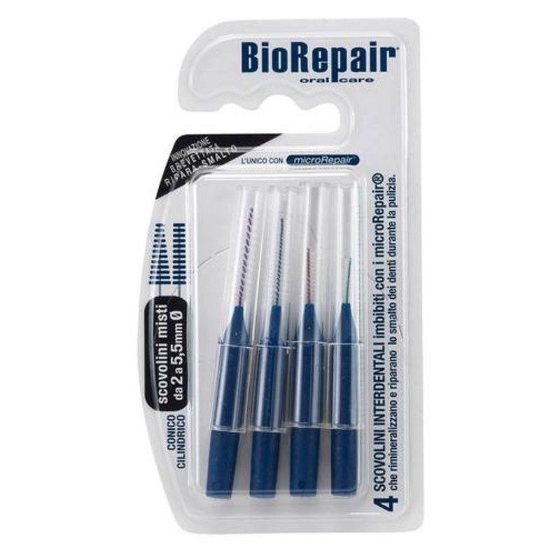 Biorepair Scovolino Medio 2 Mm + 2,5 Mm 4 Pezzi Biorepair