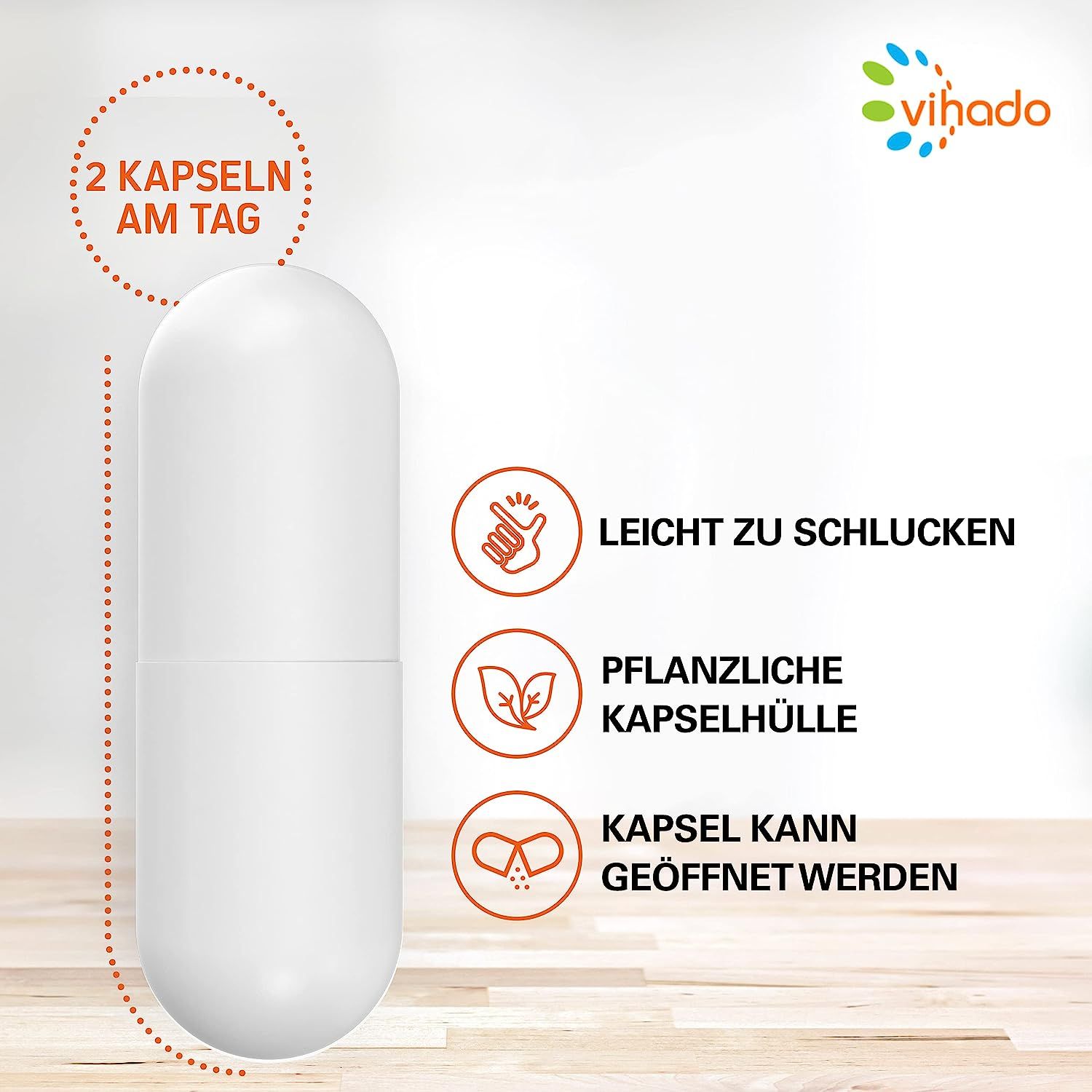 Vihado F-BDY Night - capsule per un metabolismo normale - senza caffeina per la notte
