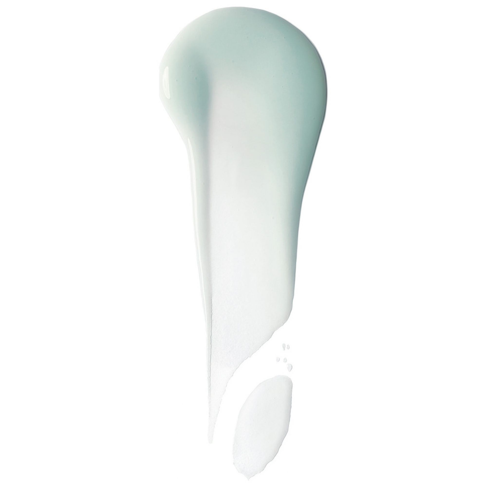 Una goccia di Filorga Age-Purify Fluid su sfondo bianco.