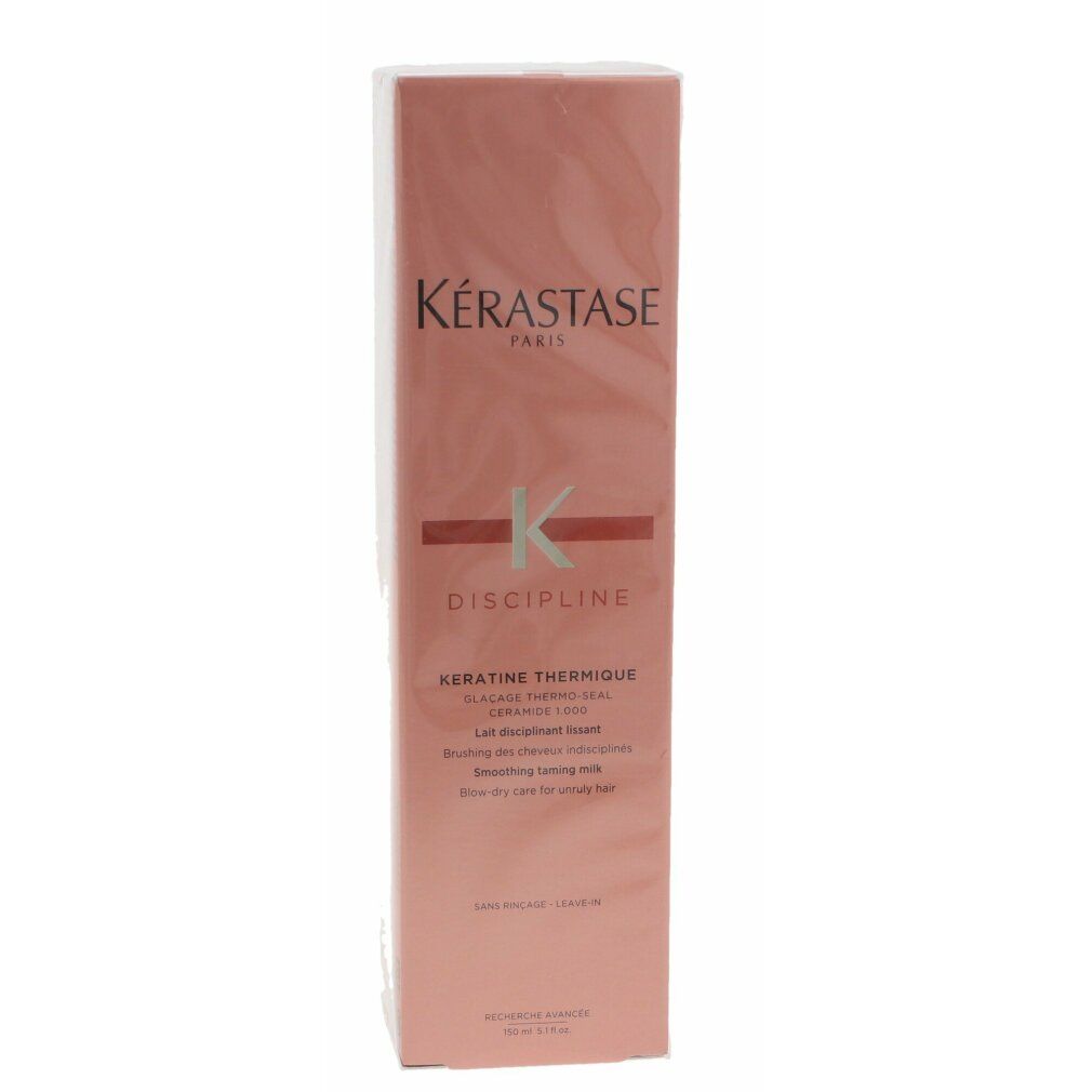 Kerastase Keratine Thermique. Confezione rosa con testo. Prodotto per capelli.