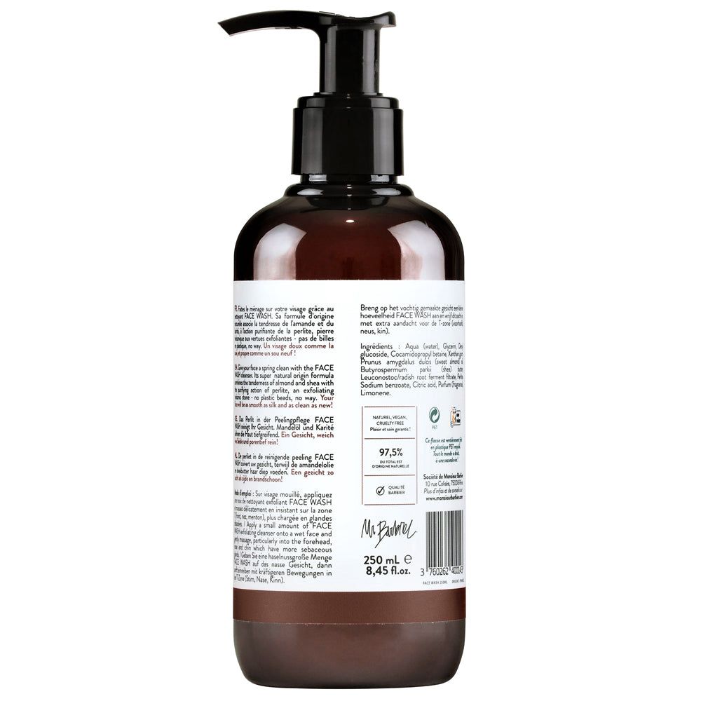 Monsieur BARBIER - Detergente esfoliante viso e corpo per uomo