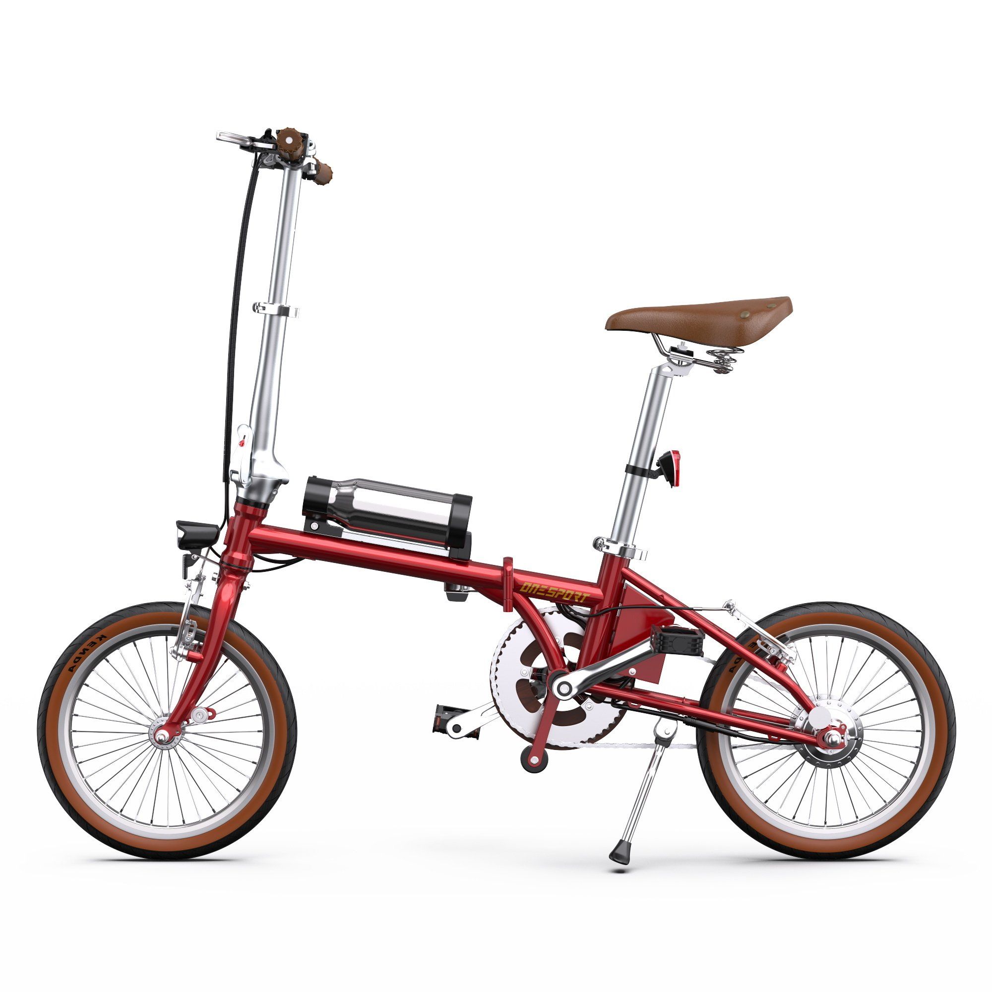 ONESPORT OT02 Bicicletta elettrica pieghevole da 16" con motore da 250W e batteria da 36V 5.2Ah
