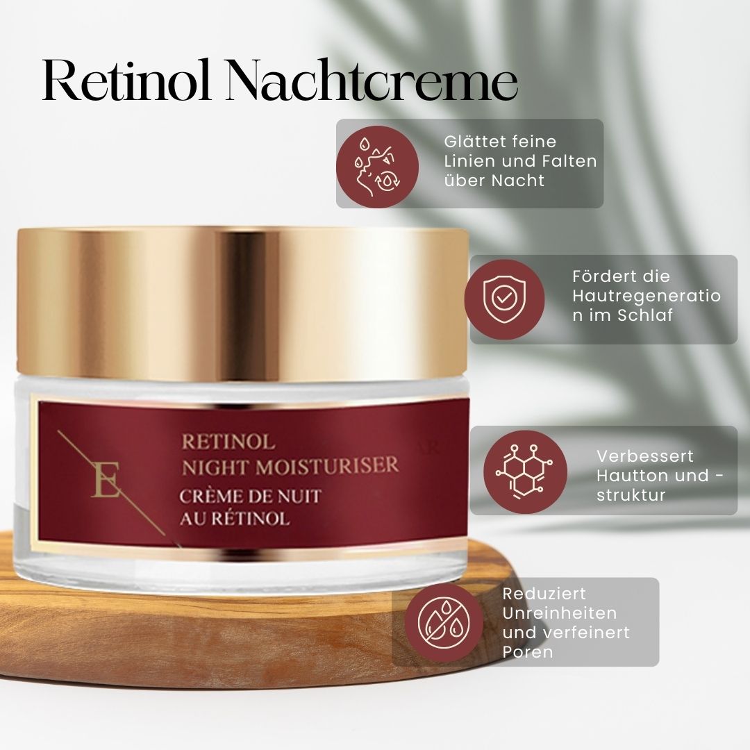 ErthSkin London Anti-Aging Crema idratante notturna al retinolo