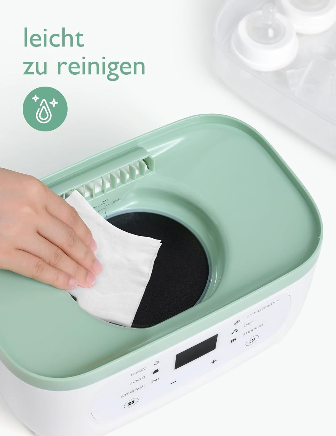Sterilizzatore elettrico a vapore per biberon Momcozy