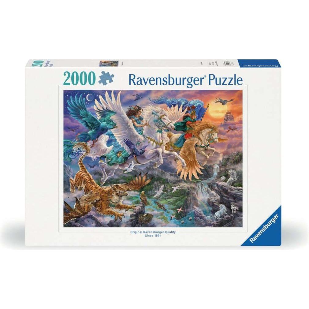 Ravensburger originale Un puzzle di qualità a Pegaso attraverso il Lfte (2000 parti)