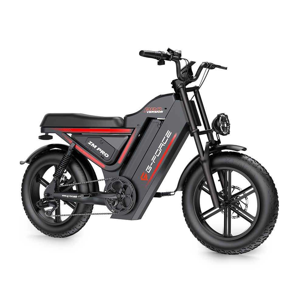 G-FORCE ZM PRO Mountain bike elettrica con batteria da 52V 40AH e doppia sospensione