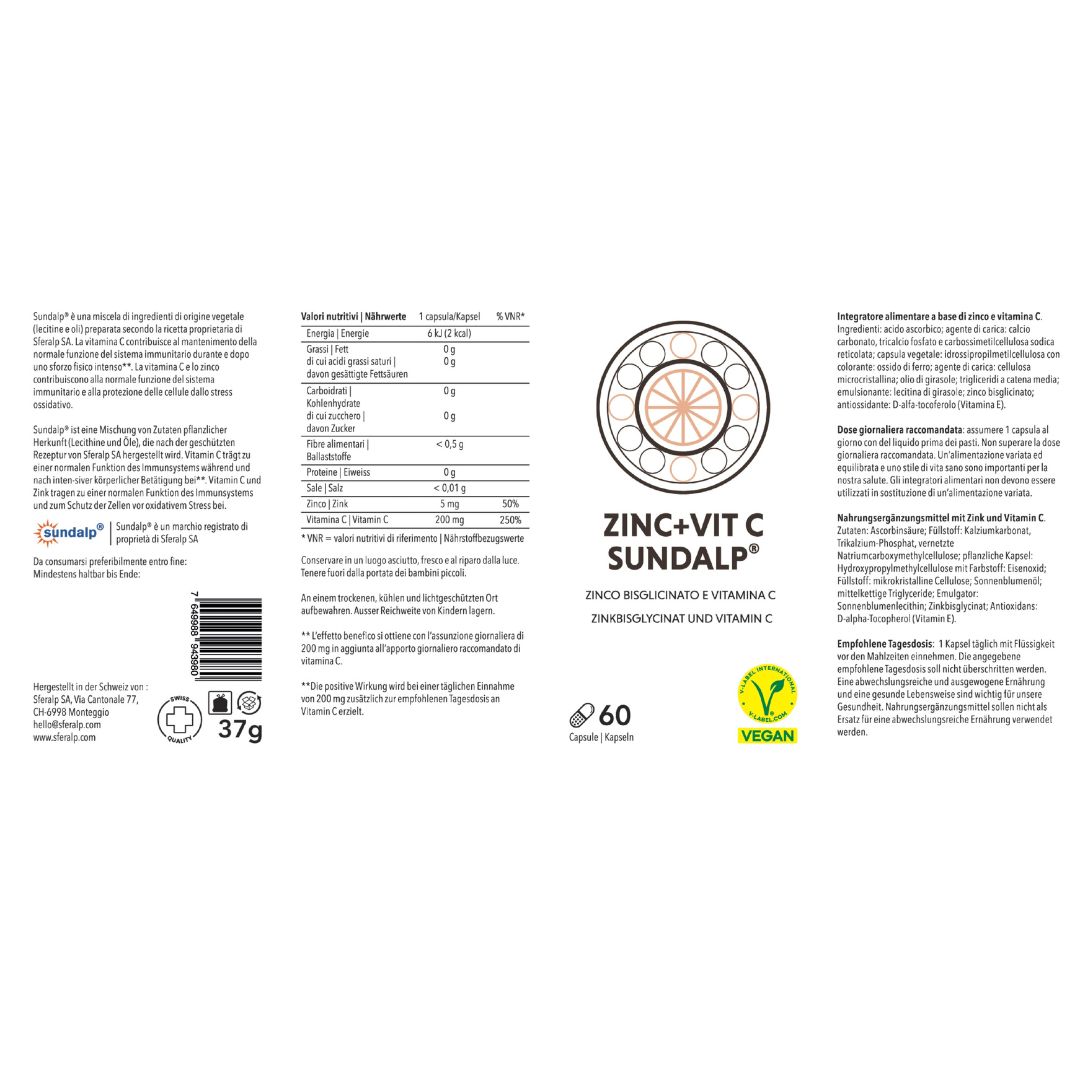 Sundalp Zinc + Vit C