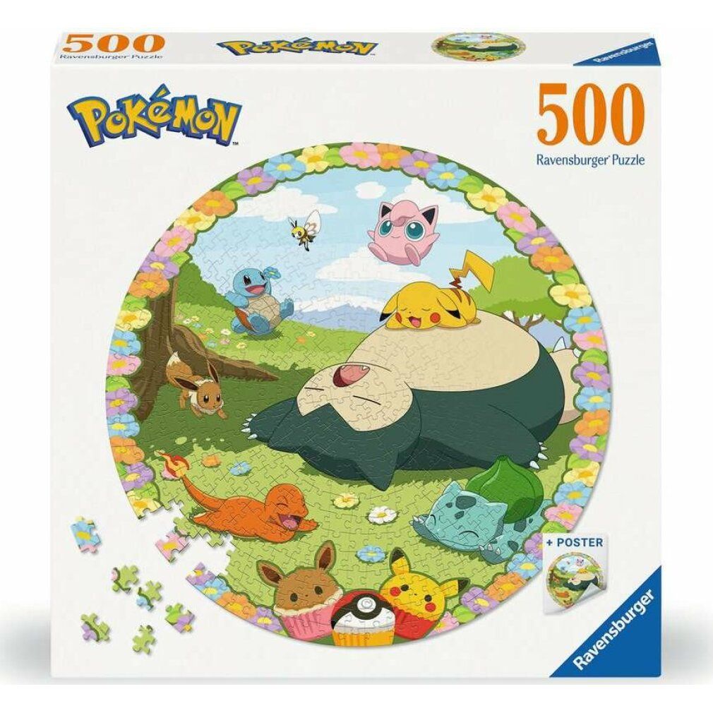 Ravensburger - Puzzle Blühende Pokémon 500p