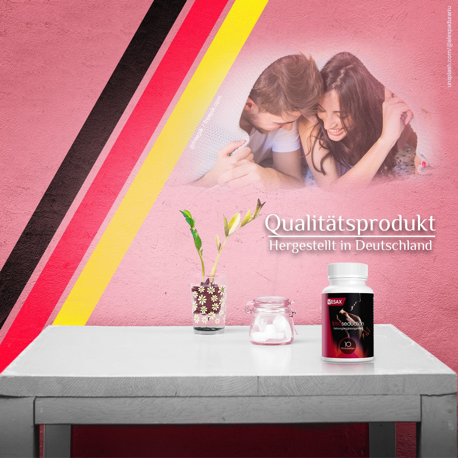 Red Seduction: Integratore alimentare di qualità, prodotto in Germania.