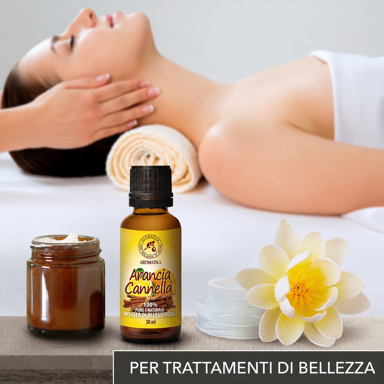 Miscela profumata AROMATIKA con olio di cannella e arancia