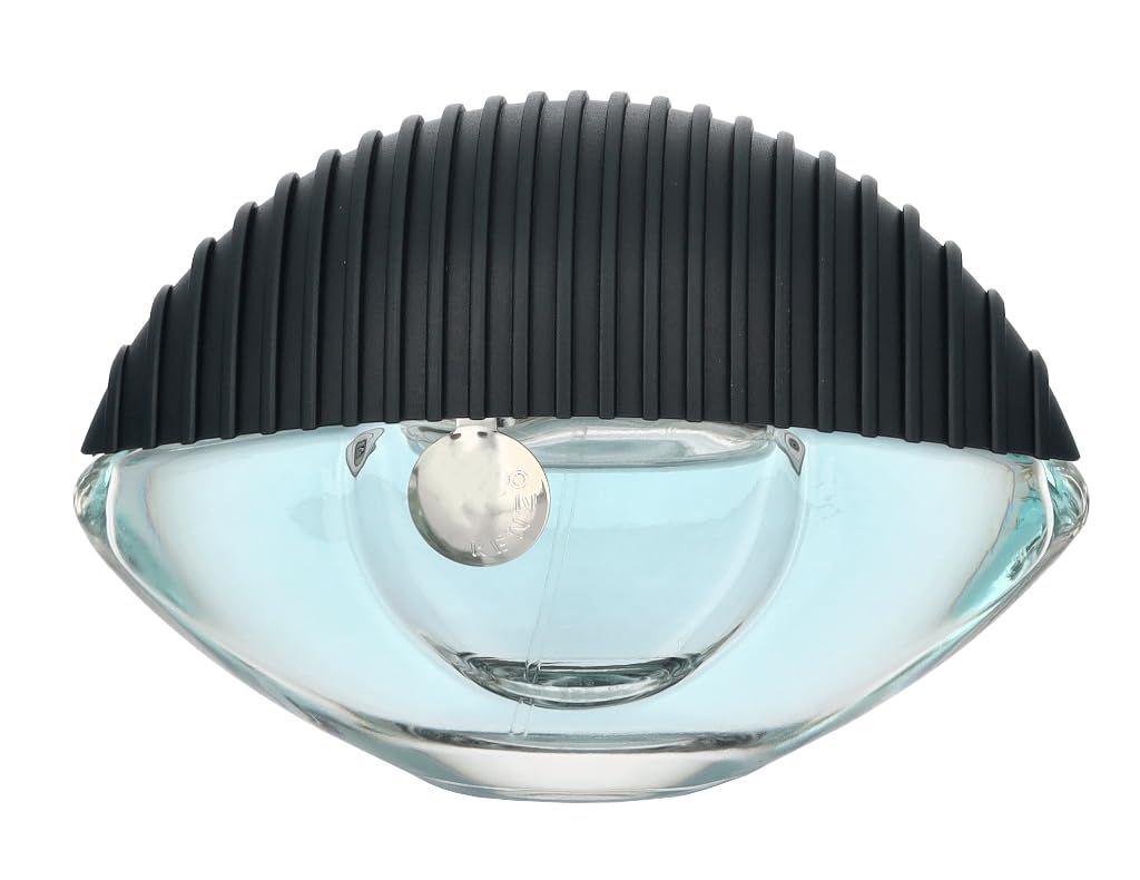 Flacone Kenzo World Eau de Parfum forma occhio, vista dettagliata.