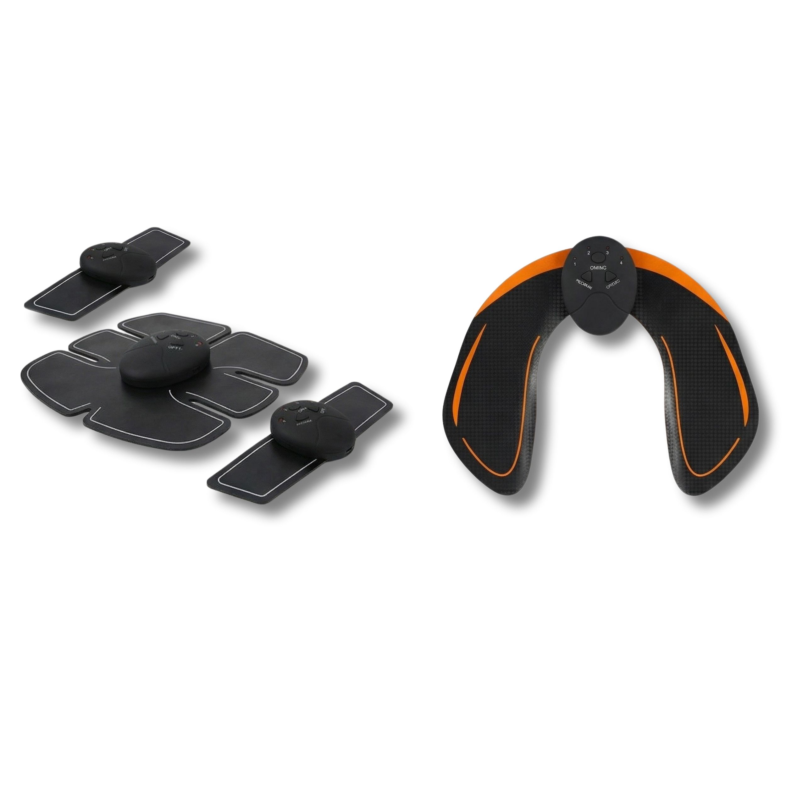 Cofanetto EMS Sculpt e Tono – Elettrostimolatori Muscolari per Addome, Braccia, Cosce e Glutei