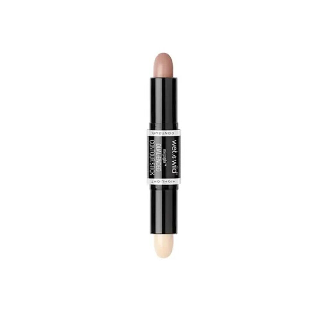 Stick contouring a doppia estremità. Stick nero con estremità marrone e chiara. Marchio: Wet n Wild.