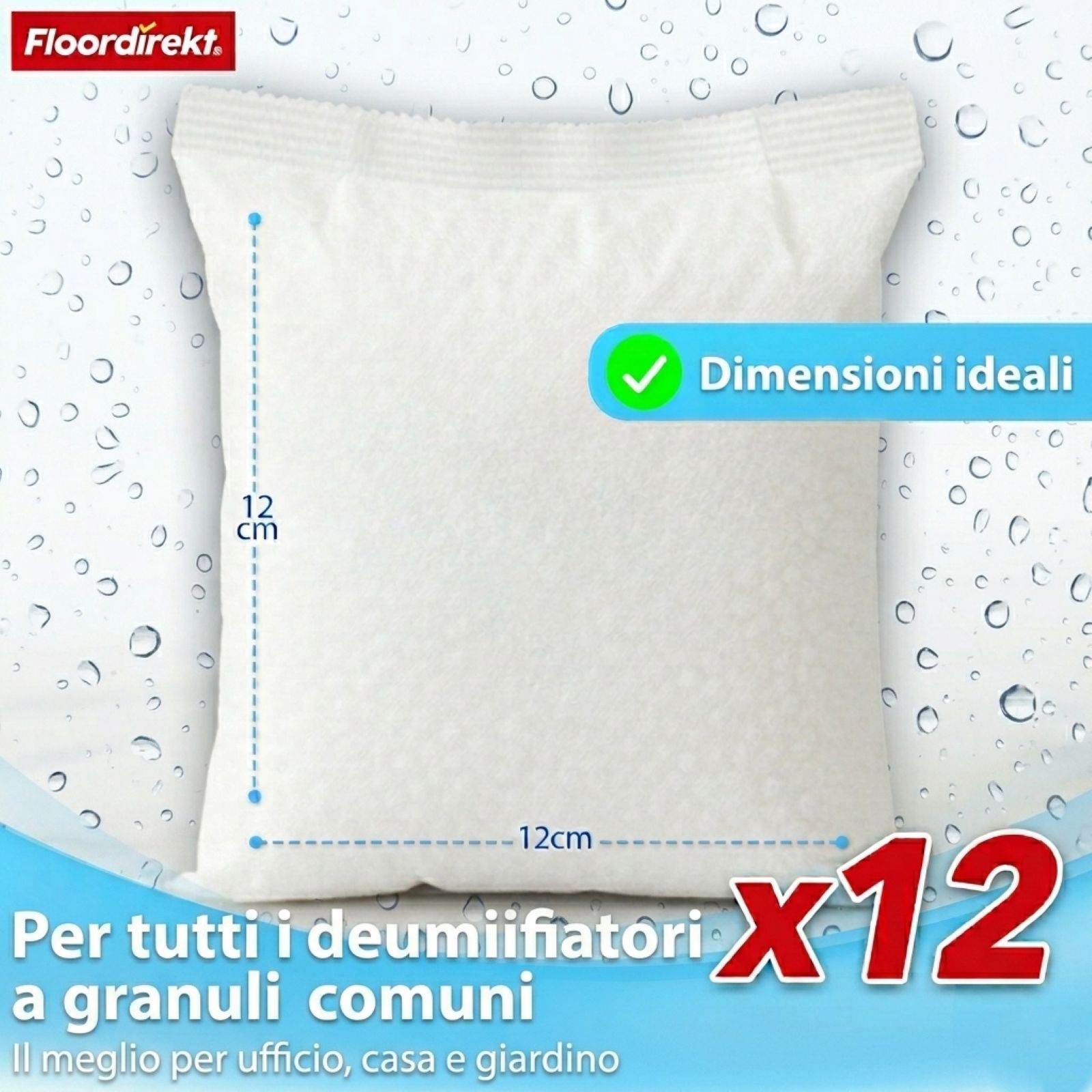 KARAT sacchetti di ricarica Habo per deumidificatori d’aria - granuli 400 g