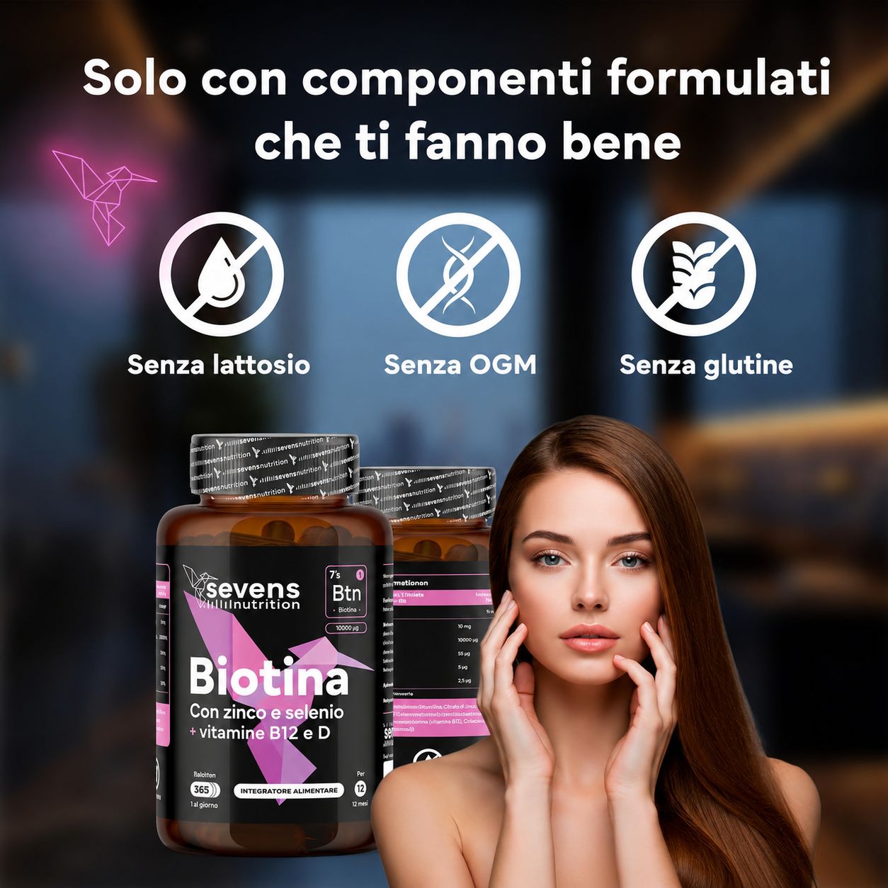SEVENS NUTRITION Compresse di Biotina