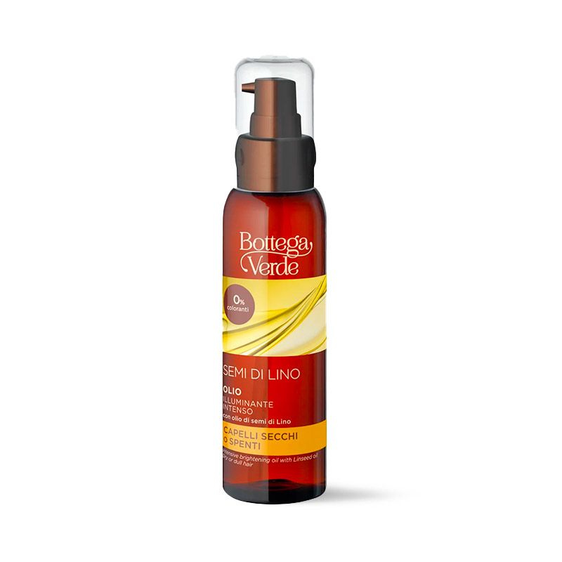 Bottega Verde Semi di Lino - Olio illuminante intenso