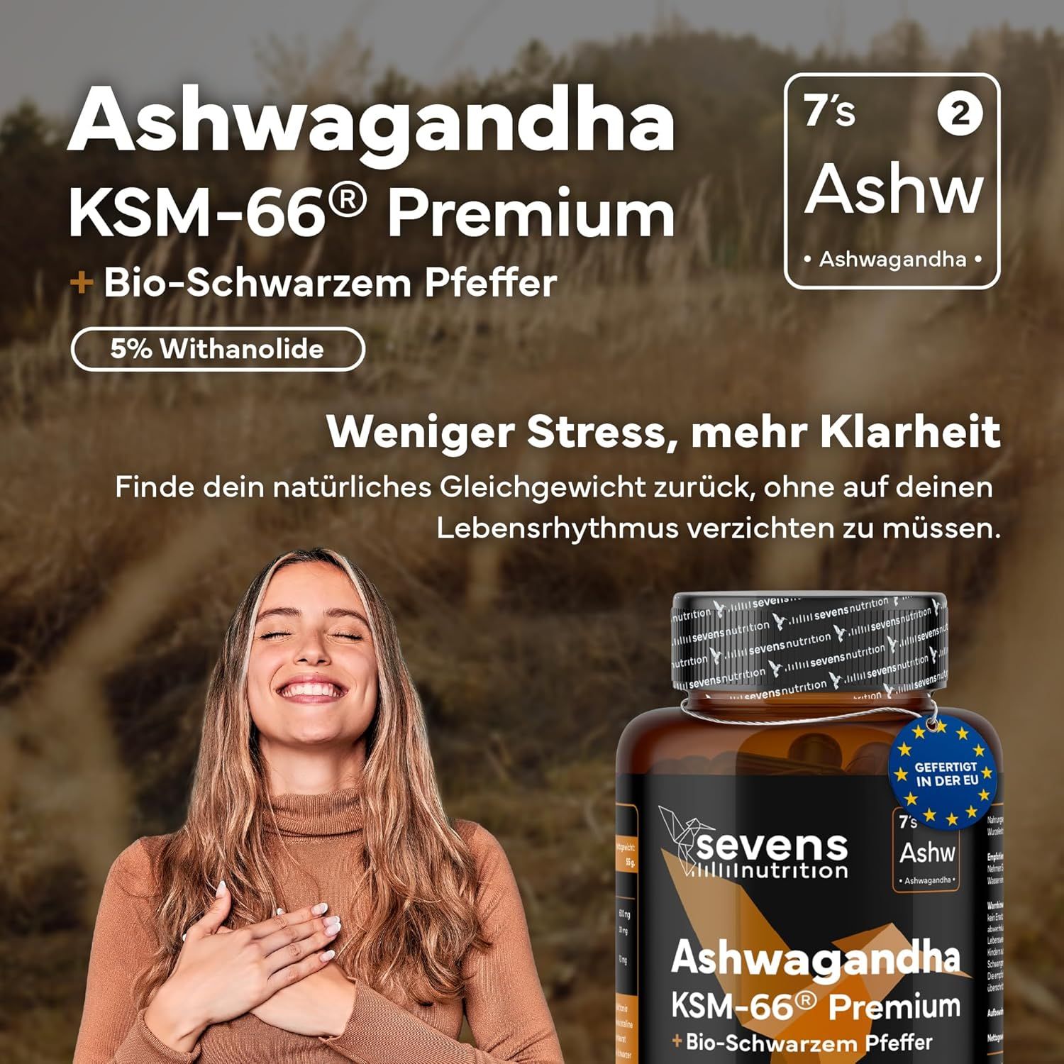 SEVENS NUTRITION Capsule di Ashwagandha