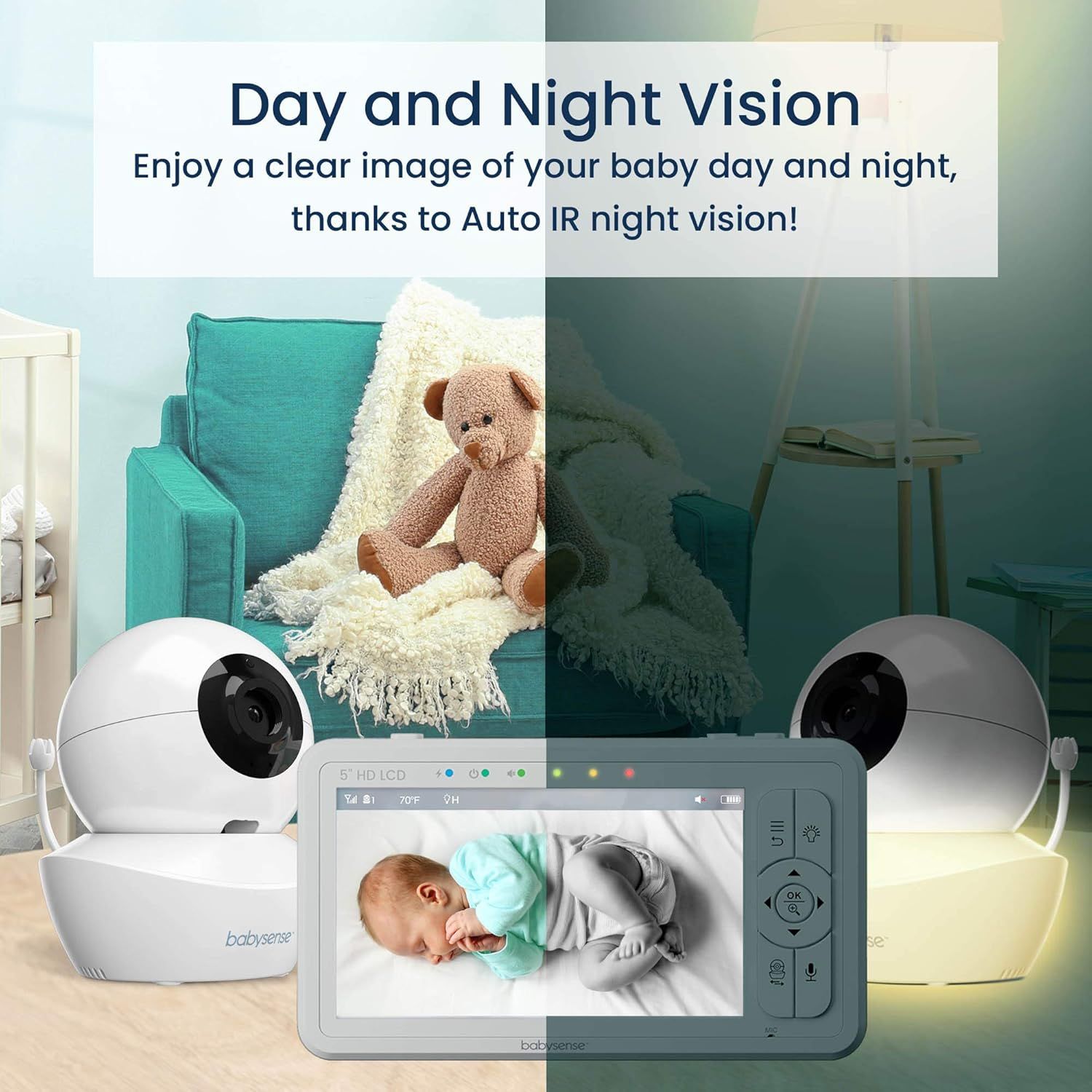 Baby monitor con telecamera Babysense