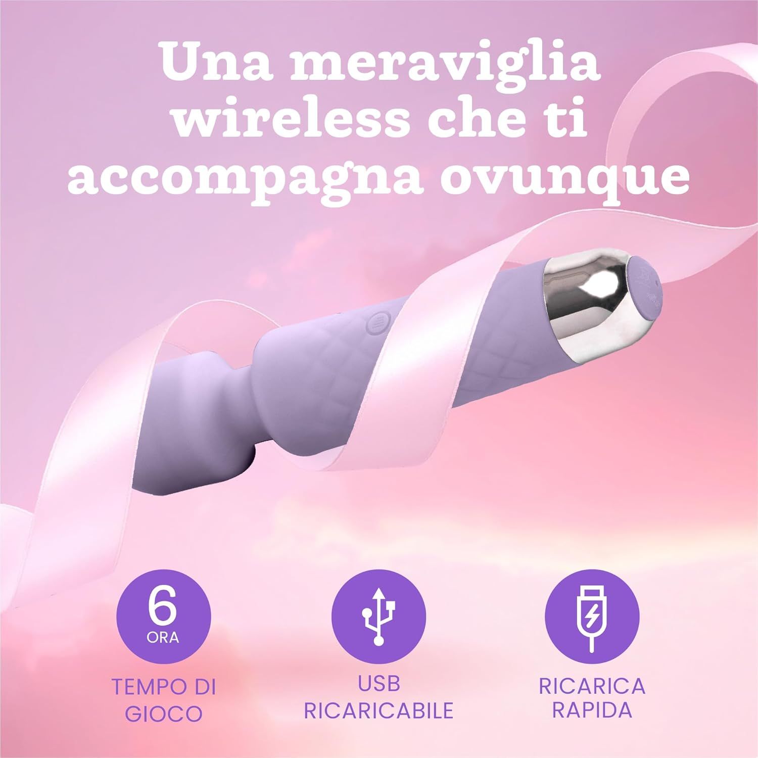 Oliver James Vibratore per donne – silenzioso e potente, lilla