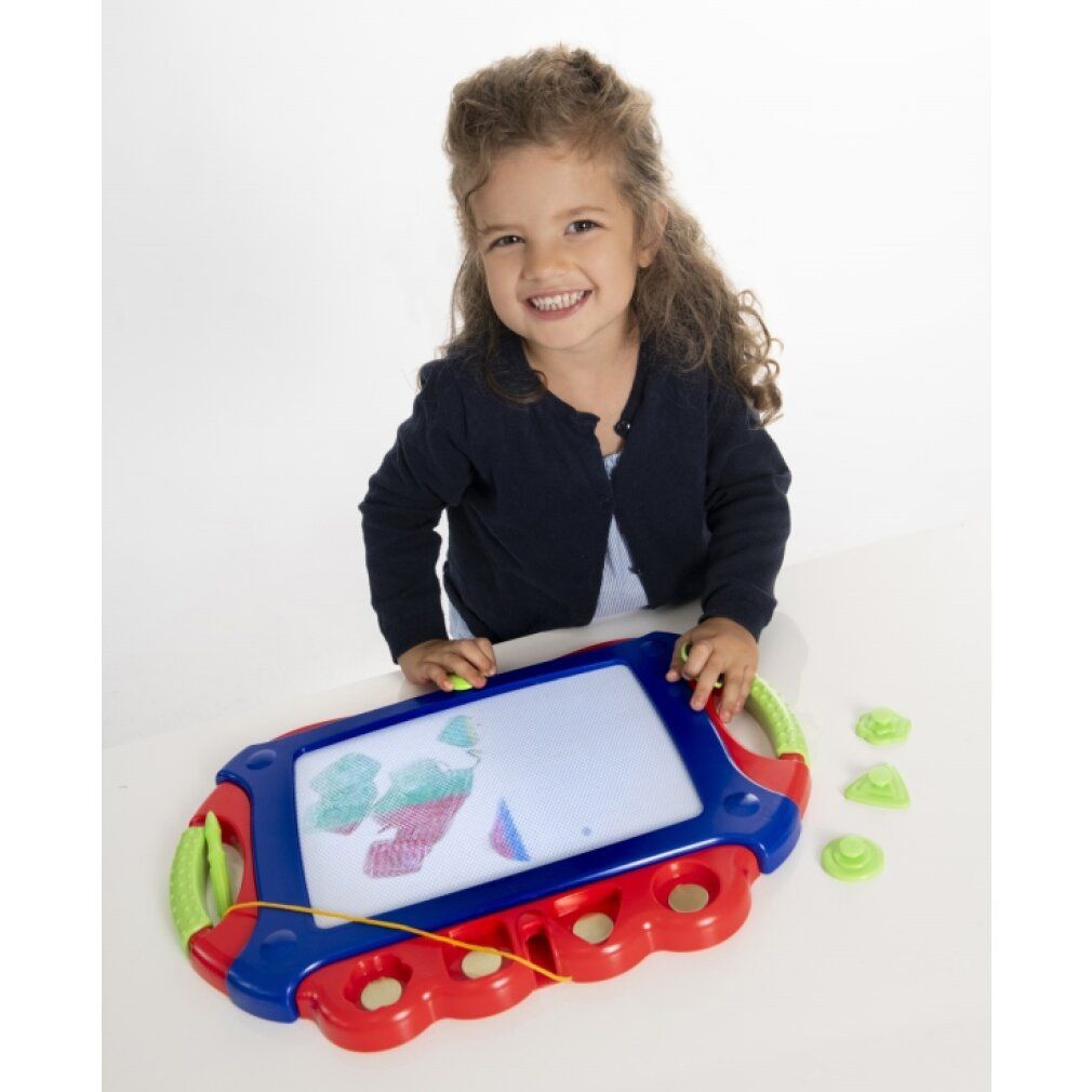 cr Lavagna magnetica da colorare con 4 timbri