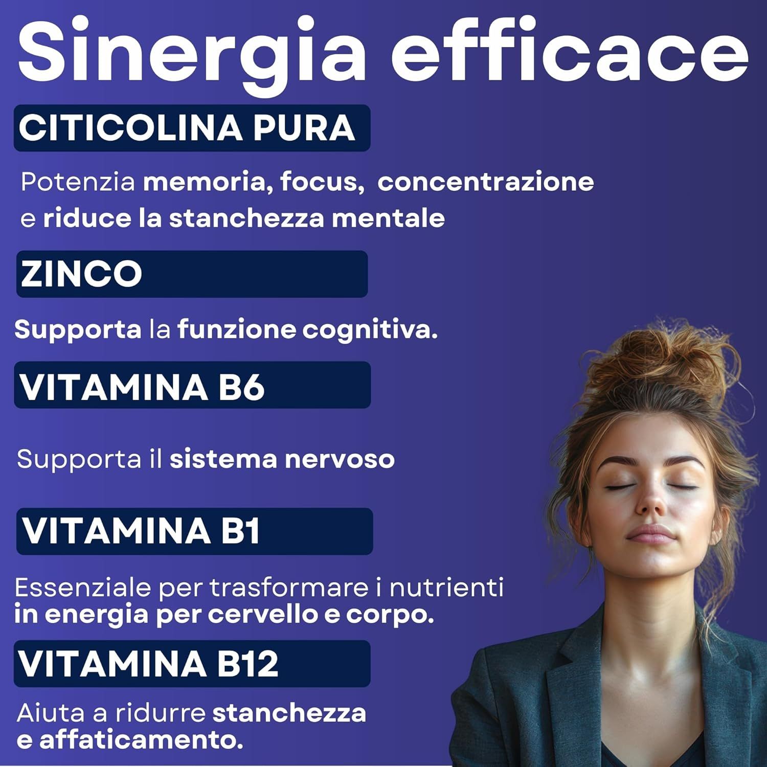 Poemia - Citicolina Pura 500mg