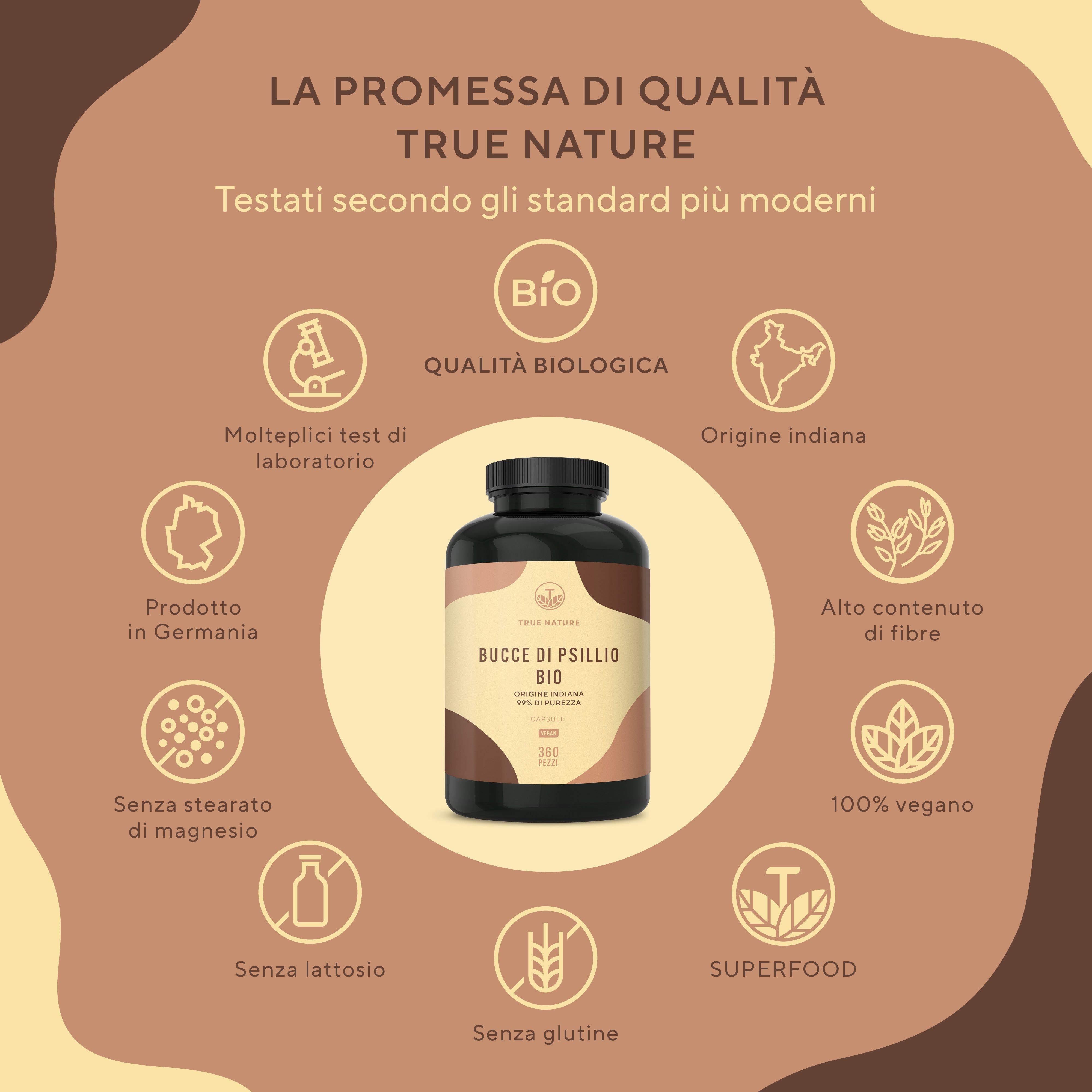 TRUE NATURE® Bucce Di Psillio Bio Capsule