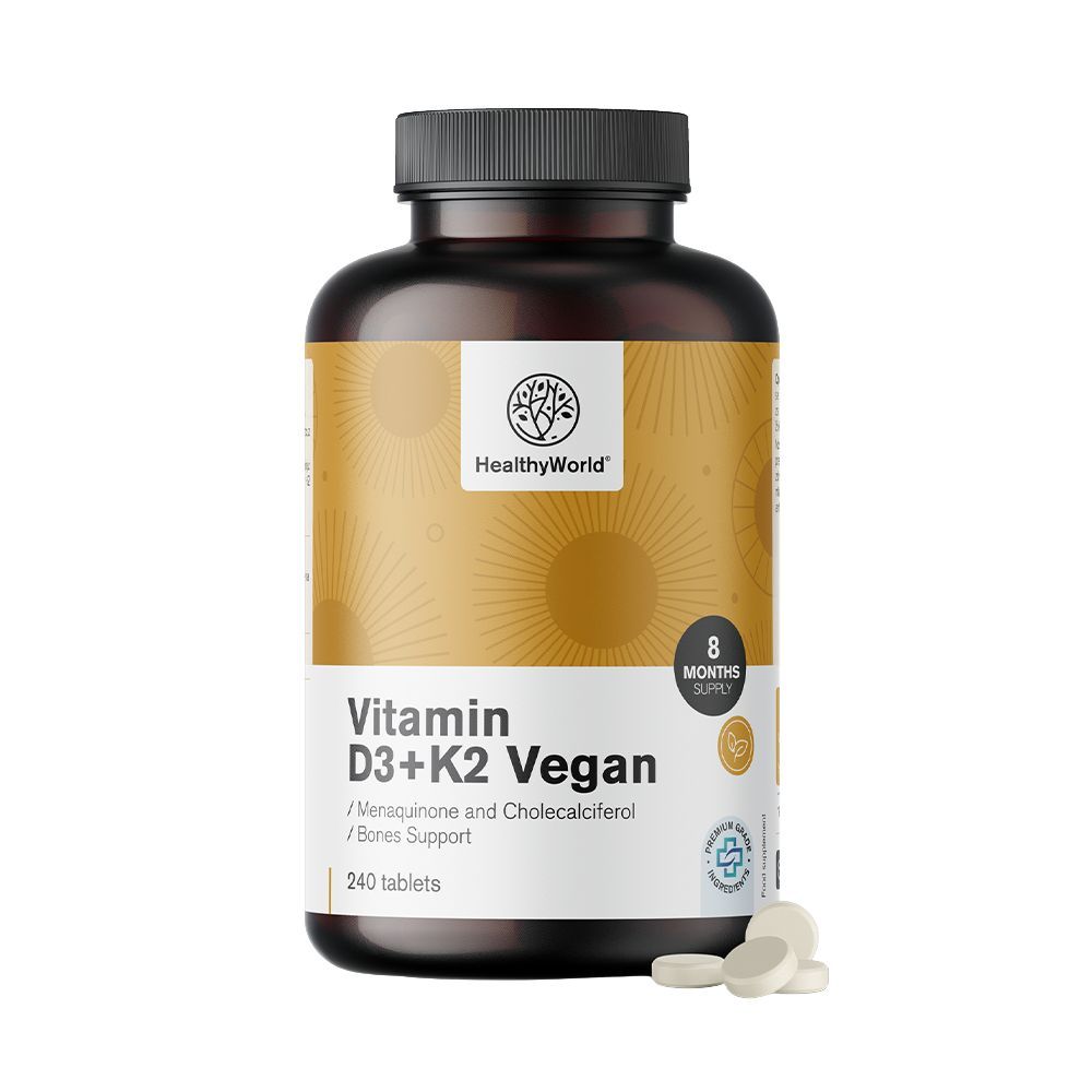 HealthyWorld Vitamine Vegane D3 + K2