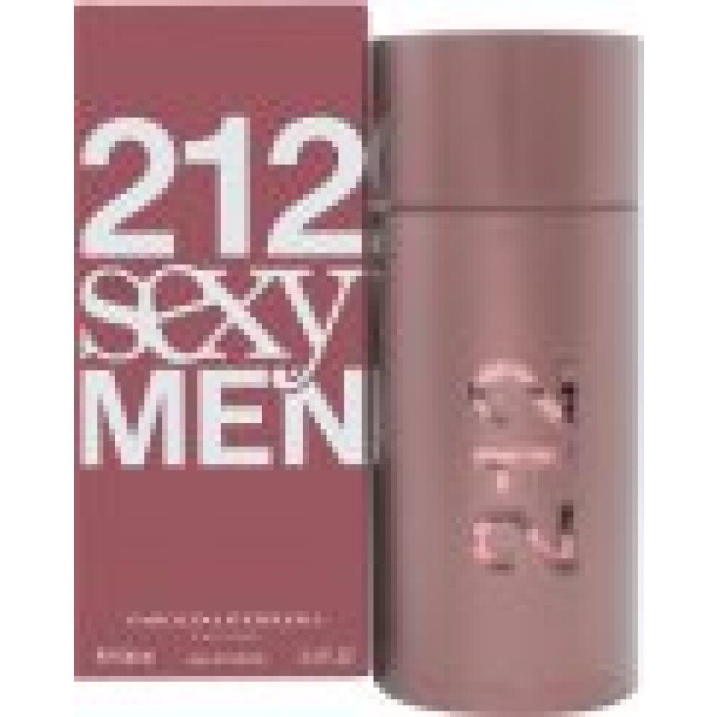 Flacone di profumo cilindrico in oro rosa. Scritta MEN SEXY. Senza confezione.
