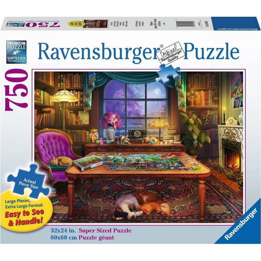 ravensburger Puzzle Gemütliche Orte: Puzzle pieghevole xl 750 pezzi