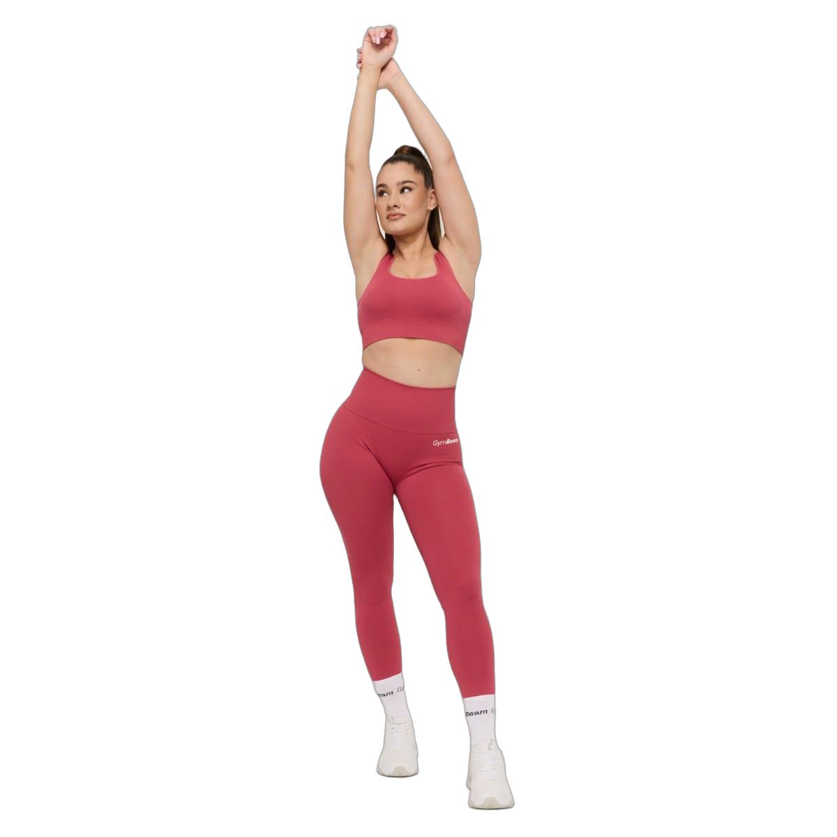 GymBeam Bralette donna senza cuciture in nylon ed elastan con spalline larghe